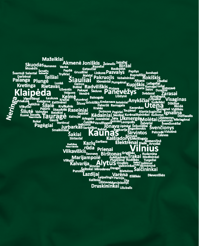 Lietuvos žemėlapis