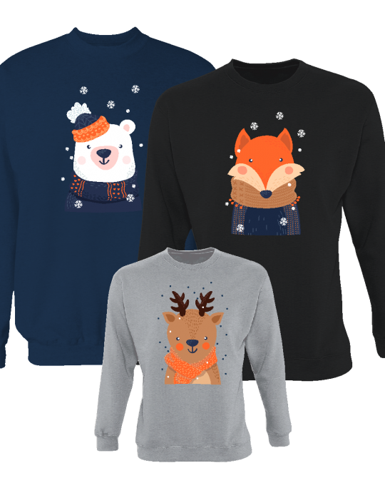 Kalėdinių gyvūnėlių šeima