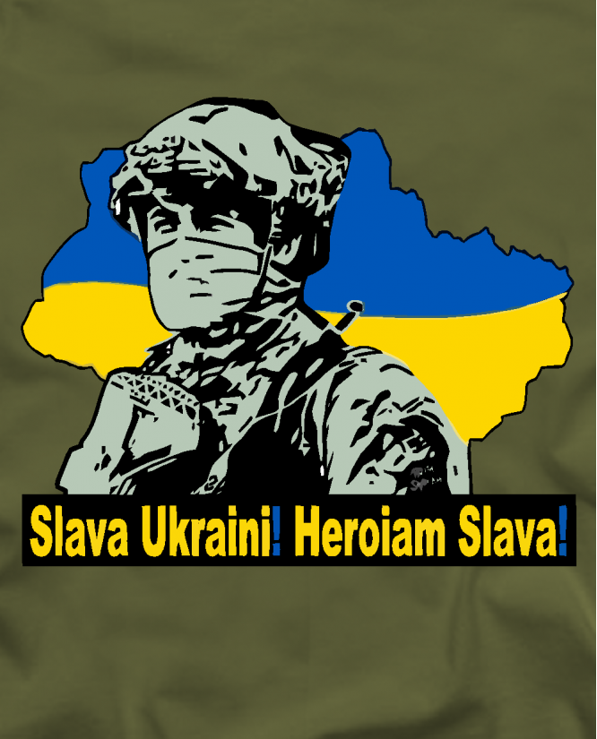Marškinėliai Slava ukraini heroyam slava !
